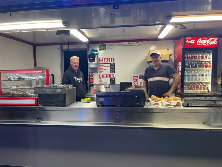 Jimmy Freeman (Right) of trEAT Catering
