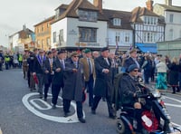 WATCH: Farnham pays its respects on Remembrance Sunday 2025