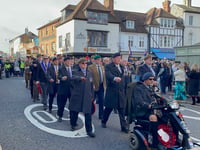 WATCH: Farnham pays its respects on Remembrance Sunday 2025