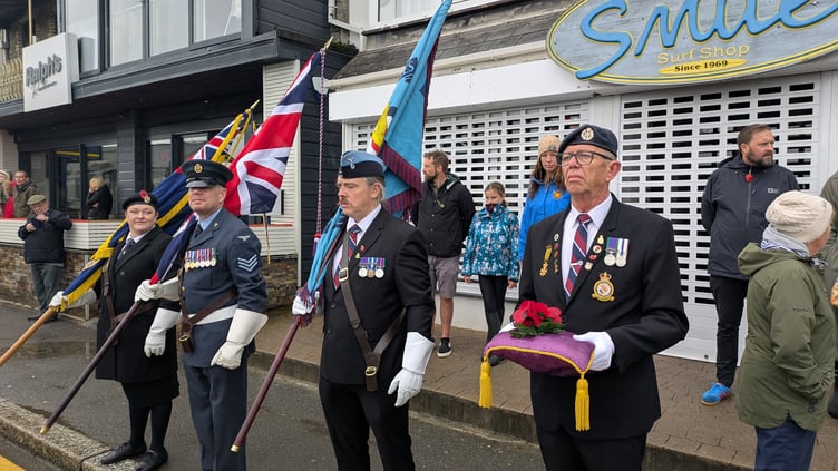 Newquay Remembrance parade 2025 (Pictures: Warren Wilkins)