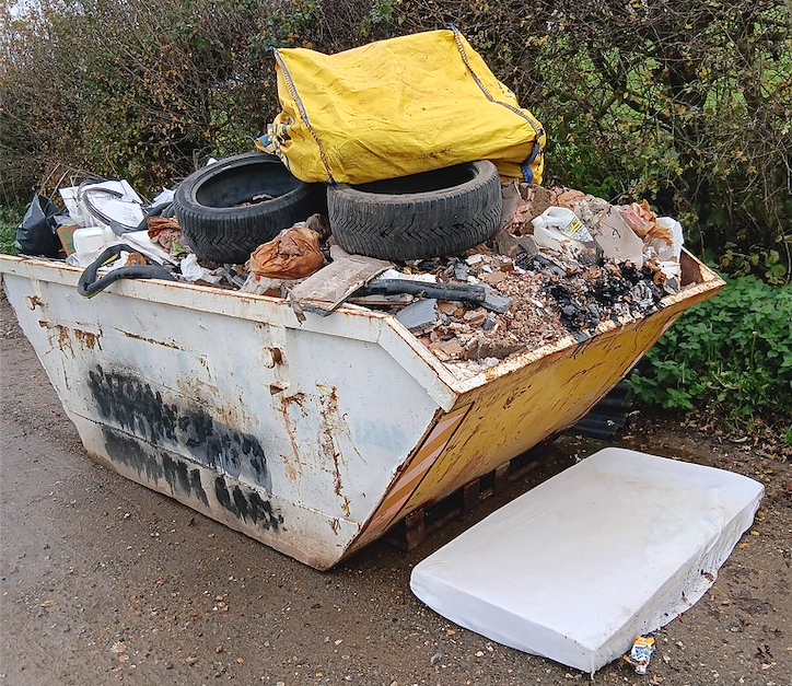 Fly-skip on A339 near Alton, November 5th 2025.