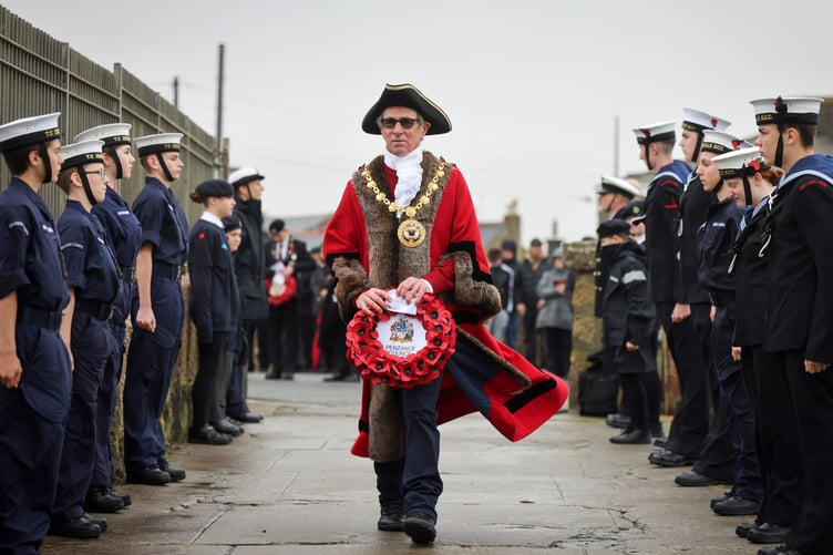 Mayor of Penzance Stephen Reynolds
