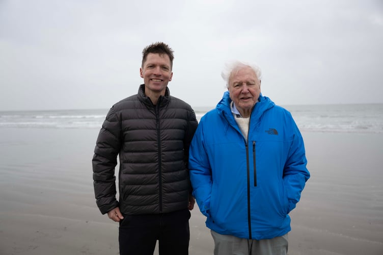 David Attenborough and Haslemere’s Colin Butfield, co-authors of Ocean, shortlisted for Waterstones Book of the Year
