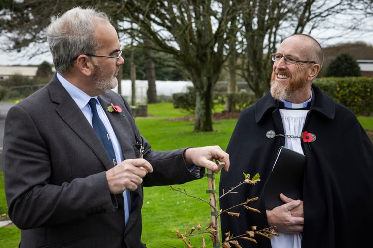 RAF St Mawgan hosted a poignant ceremony to commemorate the 80th year since the end of World War Two (Picture: Cpl Tom Cann RAF)