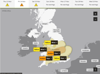 Amber warning issued as Storm Claudia set to hit region