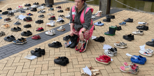 Eleanor’s story highlighted in Surrey SEND shoe protest