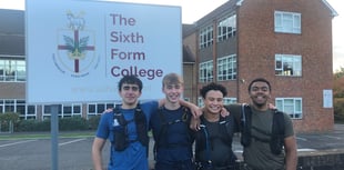 Marathon mates on the run from school