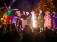 <p>The moment Farnham's Christmas illuminations are lit up. (Photos by Natalia Sharomova).</p>