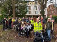 Volunteers rally for town-wide litter pick