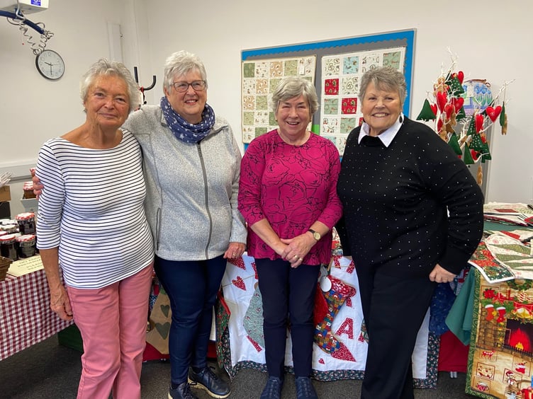 Dame Hannahs volunteers Sue Lidstone, Jackie Ross, Mary West and Christine Carder