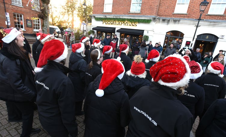 There was an appreciative crowd in Market Square (Photo: Ian Longthorne).