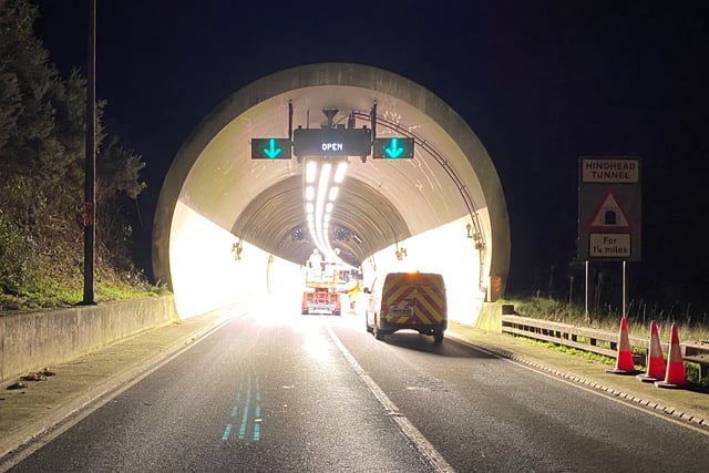 Accident near Hindhead Tunnel closes part of A3