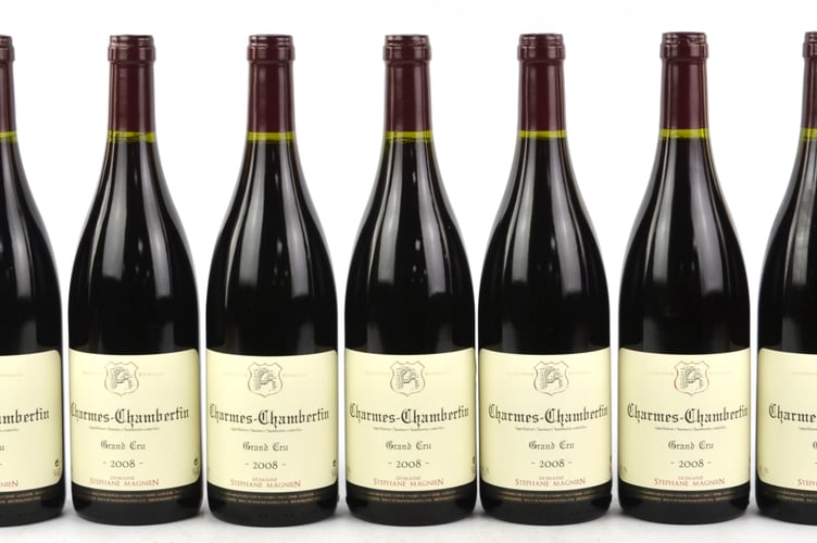 Jean Paul et Stephane Magnien Charmes Chambertain 2008 Burgundy wine.