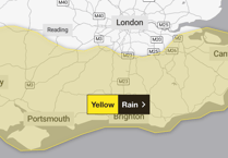 Heavy rain warning for Surrey and Hampshire for next week