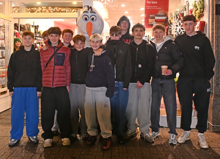 Truronians enjoying the festive parade