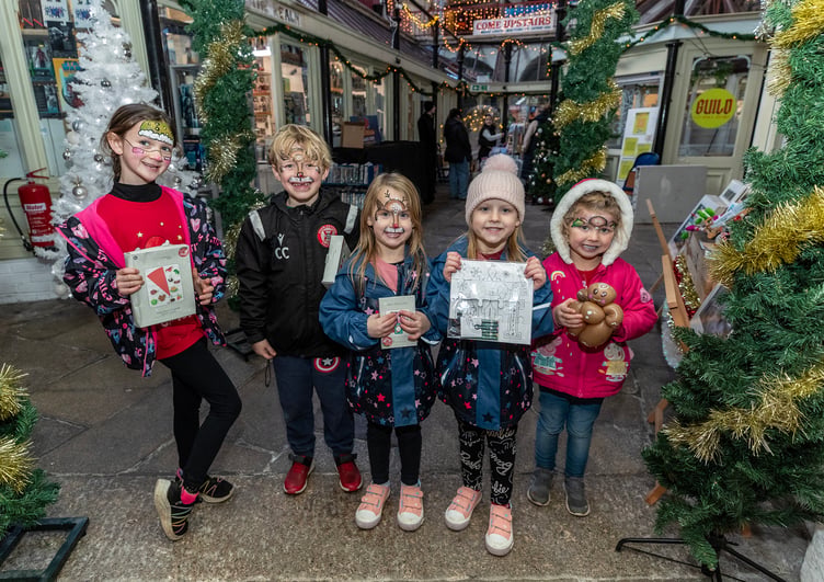 Youngsters enjoying the magic of Christmas in St Austell. (Picture: Paul Williams)