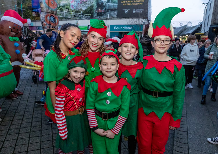 Youngsters dressed up to take part in the festivities in St Austell. (Picture: Paul Williams)