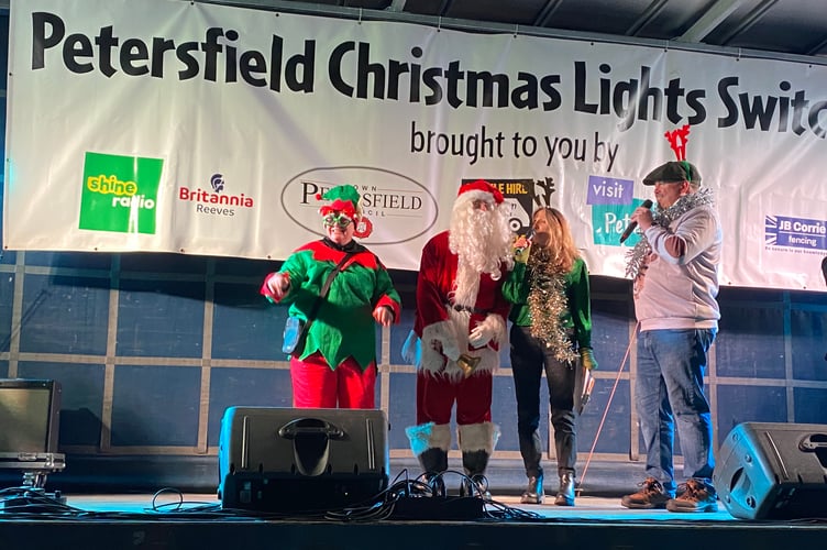 Petersfield Christmas Lights Santa