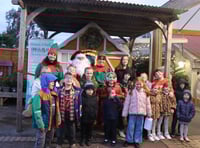 Local pupils help launch Santa’s grotto for Helen Arkell charity