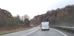 Lane blocked on A3 as car overturns near Petersfield junction