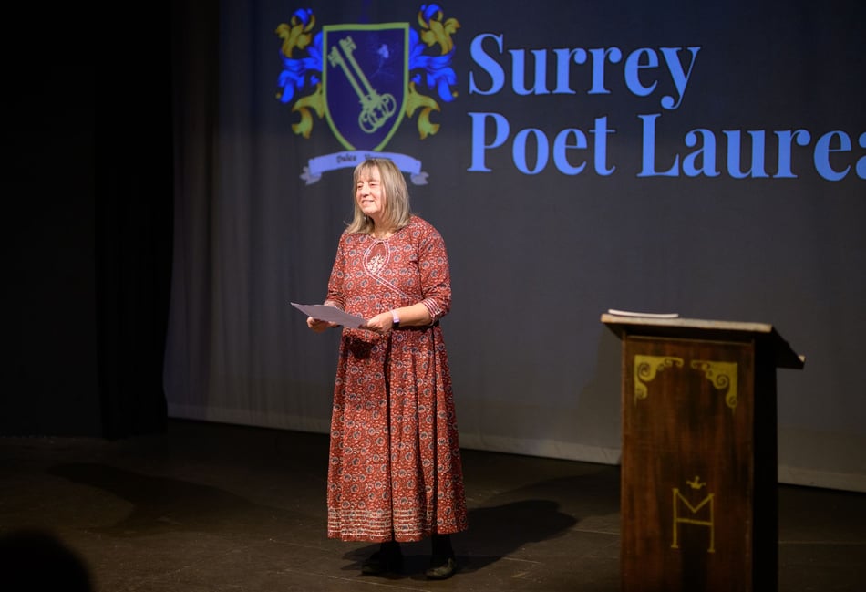 <p>Linda Daruvala reads On Writing a Poem at the Surrey Poet Laureateship gala. </p>