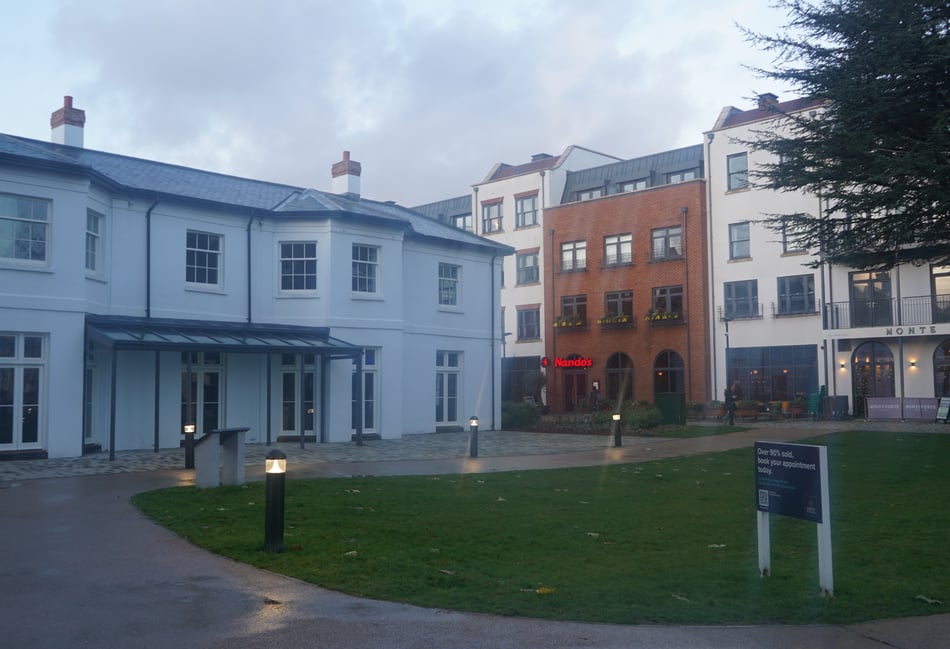 <p>Brightwells House at Brightwells Yard.</p>