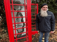 Salvaged timber sculpture adorns Red Cube Gallery in Frensham