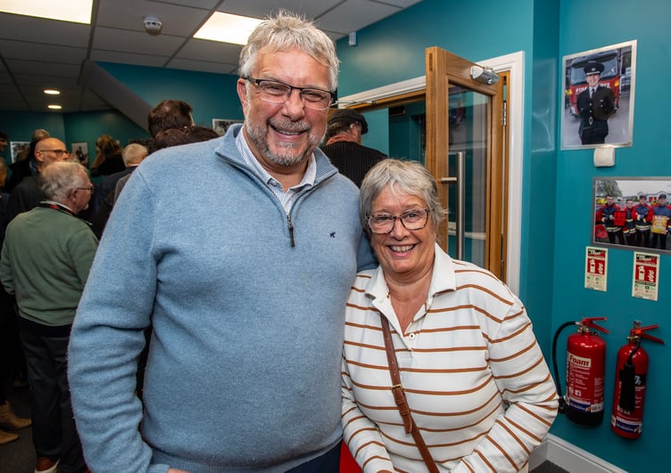 Steve Double, former MP for St Austell and Newquay, with his wife Cllr Anne Double at the opening of Harbour Housing’s new offices.