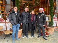 Italian restaurant tastes victory in festive window contest