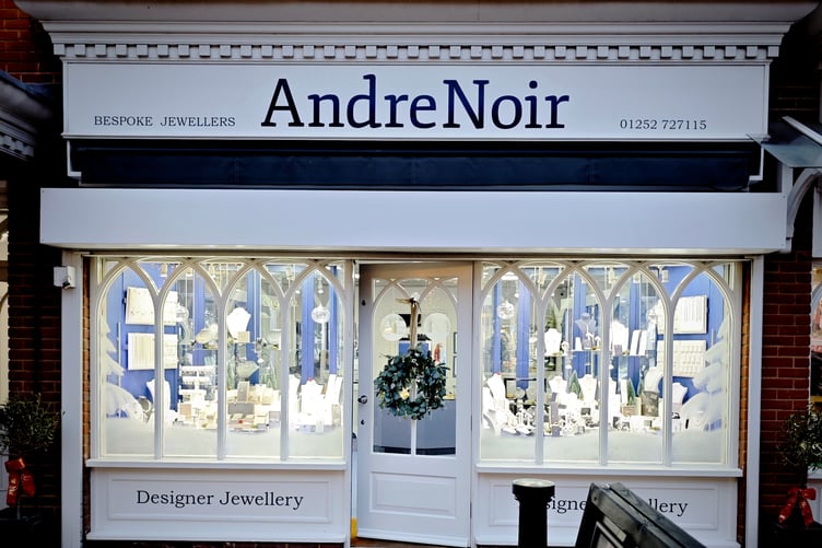 The Andre Noir store in Lion & Lamb Yard, Farnham.