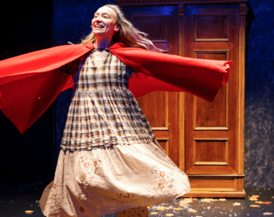 Follow Little Red Riding Hood on journey through magical wardrobe