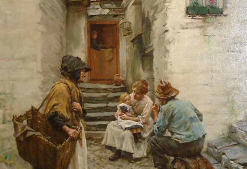 <p>The Cornish Fisher Folk painting will be sold to help cover Farnham Museum's repair bill. </p>