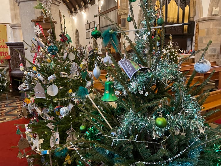 A flyer for HATS theatre forms one of the decorations (Picture: Aaron Greenaway/Tindle)