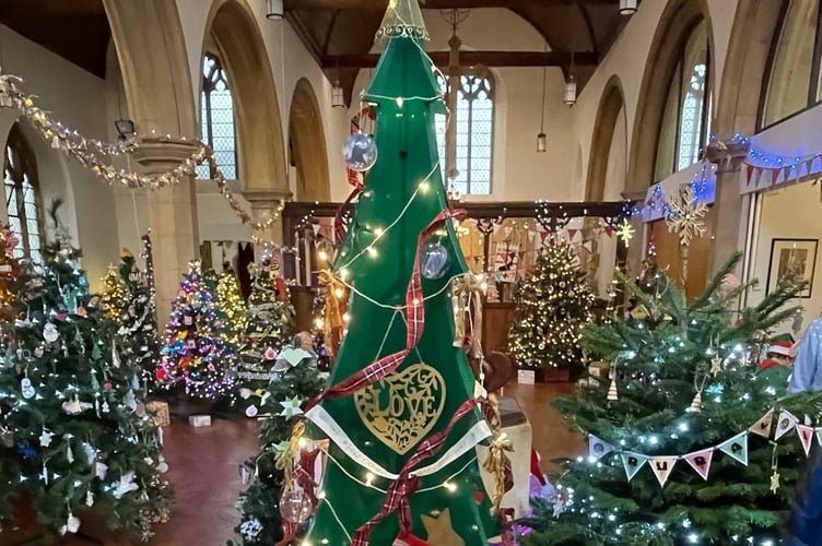 Badshot Lea Christmas Tree Festival 2025.