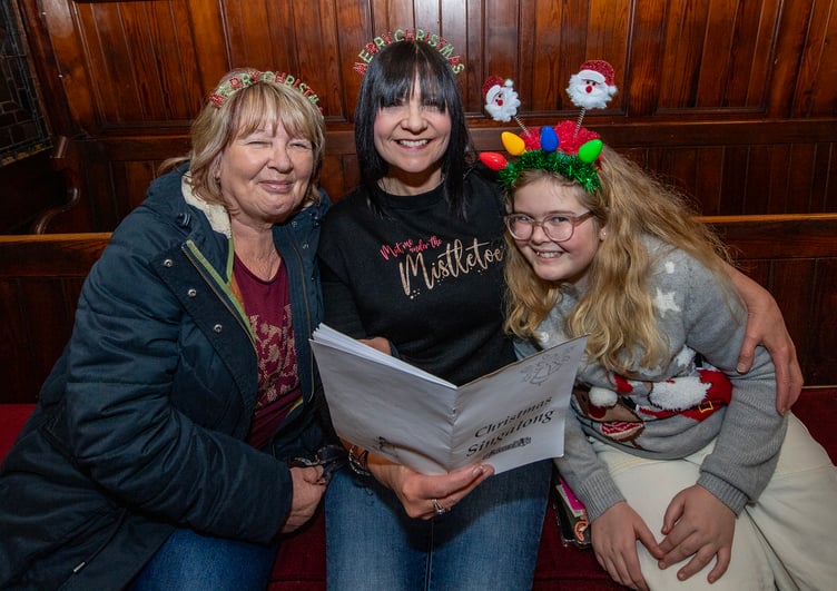 Some members of the Christmas Singalong audience before the start of the event. (Picture: Paul Williams)