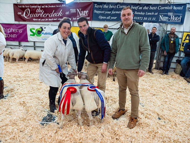 The Calcrafts with Truro Primestock Show 2025's sheep champion