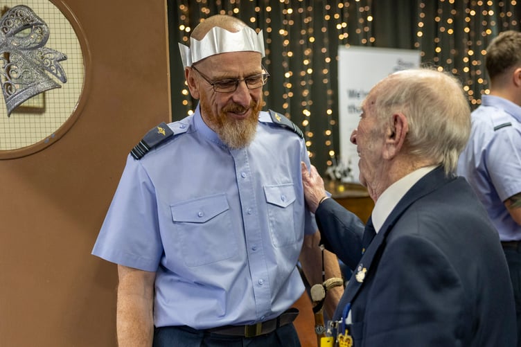 RAF St Mawgan veteran lunch (Picture: Cpl  Tom Cann RAF)