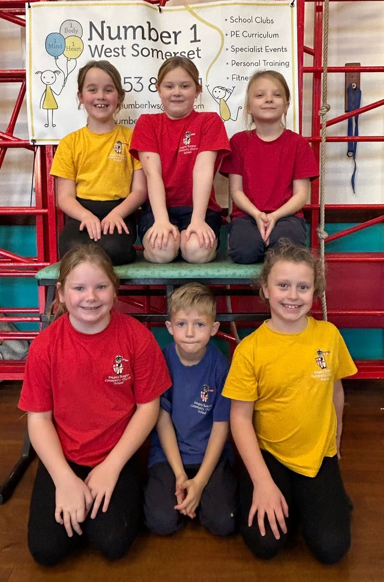 Knights Templar School key stage two gymnasts.