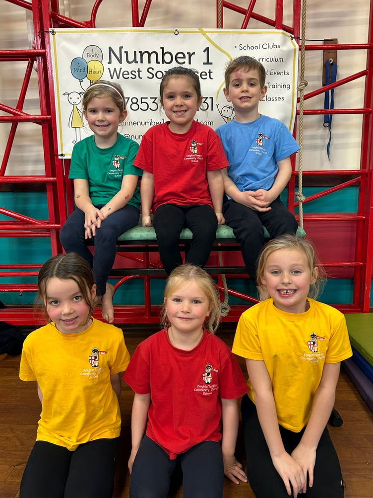Knights Templar School key stage one gymnasts.