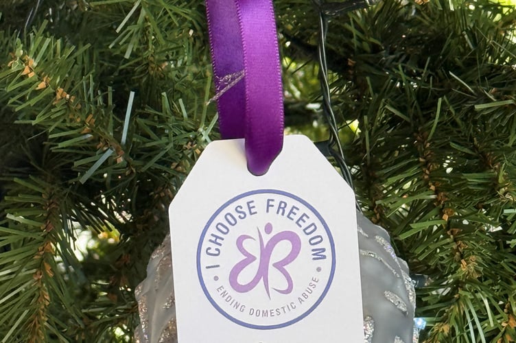 I Choose Freedom Christmas Tree Tag