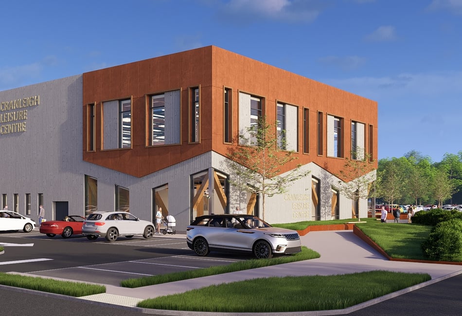 <p>Visual of the new Cranleigh Leisure Centre.</p>