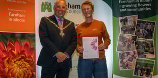 Hive Helpers get blooming lovely gesture for Farnham Bee Trail work