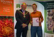 Hive Helpers get blooming lovely gesture for Farnham Bee Trail work