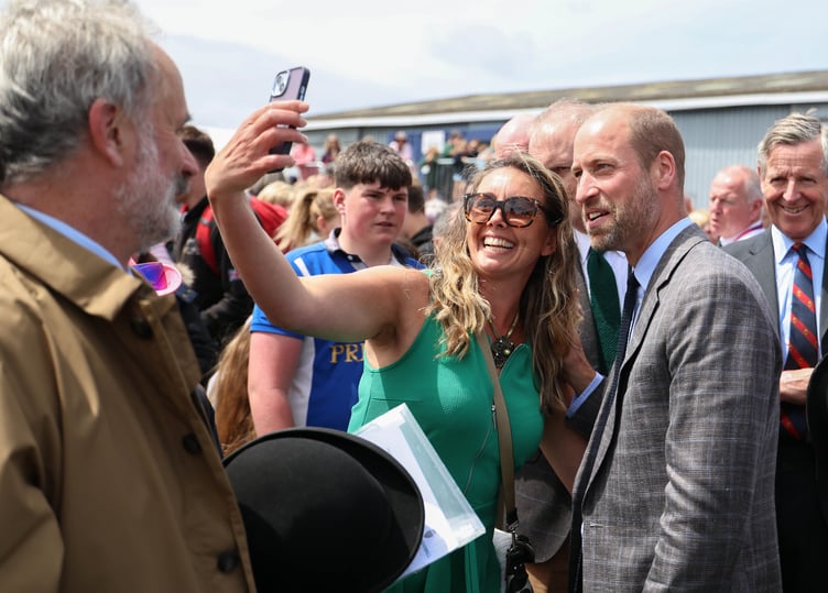 The Duke of Cornwall, Patron of The Royal Cornwall Agricultural Association, at the Royal Cornwall Show.