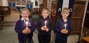 Bouncing orange tells Christmas story