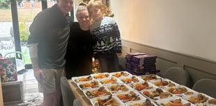 Christmas dinner is served thanks to Farnham couple