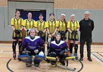 Farnham's roller hockey women go top of the league for Christmas