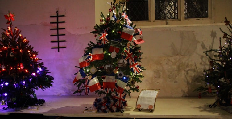 Stogursey Twinning-Society commemorates the village's links with Lonlay l'Abbaye, in Normandy, France. PHOTO: George Ody.
