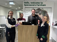 Specsavers Farnham offers Christmas help to homeless