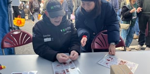 Japanese knotting craft a big attraction at Christmas market